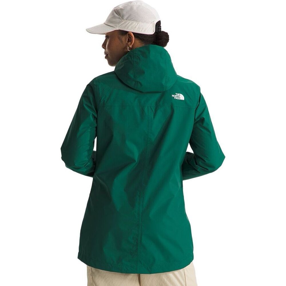 The North Face Hooded Antora Rain Full Zip Parka Deep Nori Green XS - Picture 6 of 7